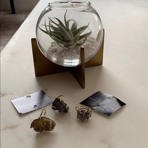 Stone rings! Bling bling!